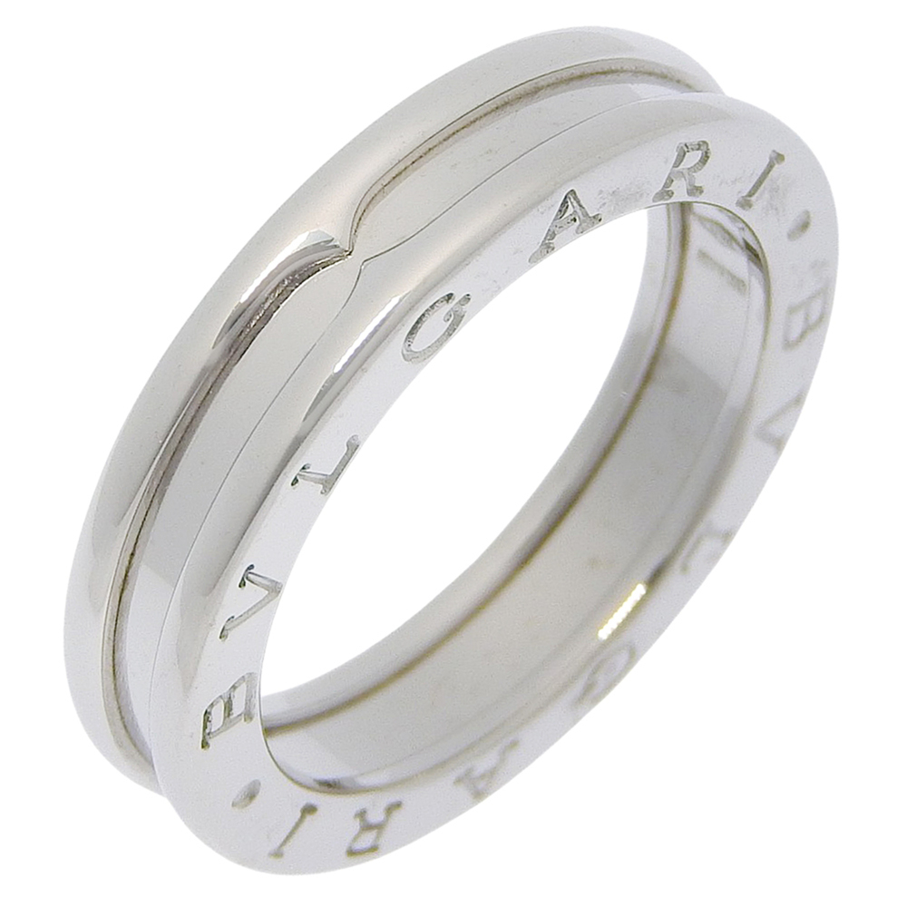 Bulgari BVLGARI B-Zero1 Ring, Size 13, 18K White Gold, Approx. 6.4g, Women's.